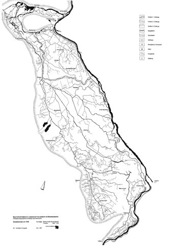 Gewässernetz um 1900